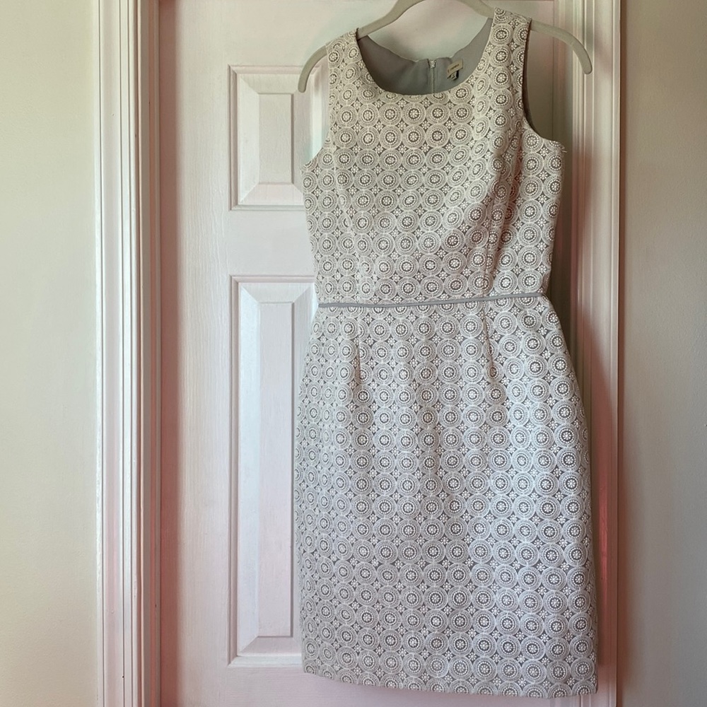 Cremieux Size 4 Embroidered Shift